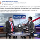 a screenshot of a Facebook ad from Corky Messner that says "President Trump's bold, early actions (like the travel ban) have helped limit the effects of Coronavirus on American soil. We need to be supportive of him at this critical time, unlike the Democrats who continually criticize the President no matter what he does."